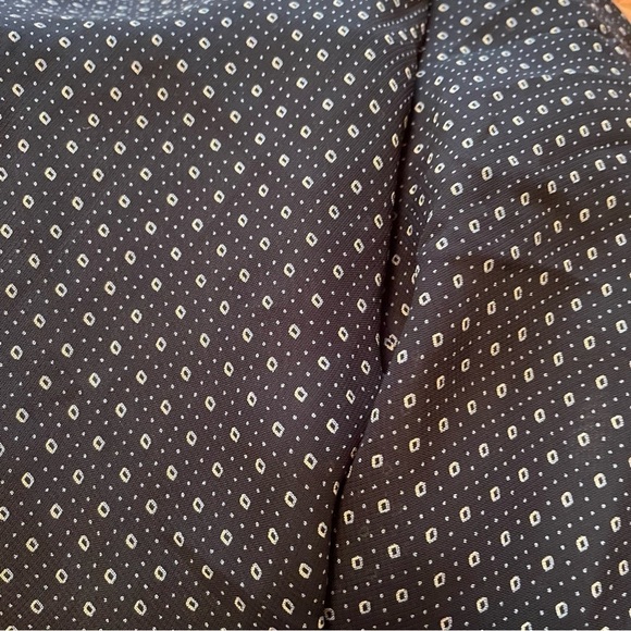 Classic Style Navy ALine PatternDress -V Neck- Size 16P- VClosure back panel NWT - Picture 12 of 15